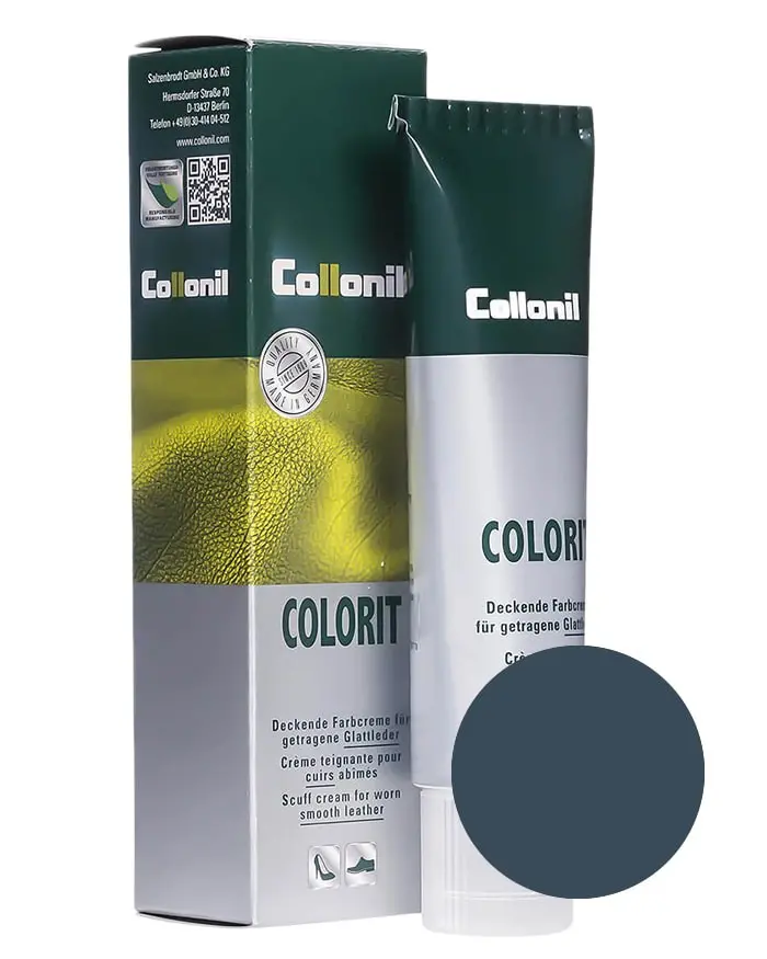 Granatowa pasta, renowator do skóry licowej, Colorit Collonil