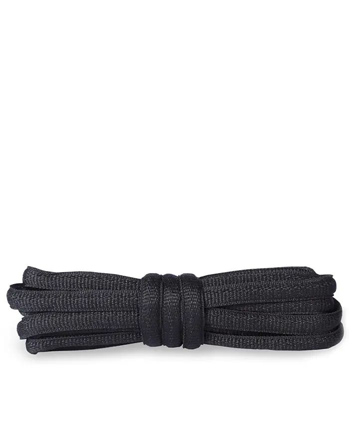 Czarne sznurówki do butów sportowych, poliestrowe, 120 cm Kaps