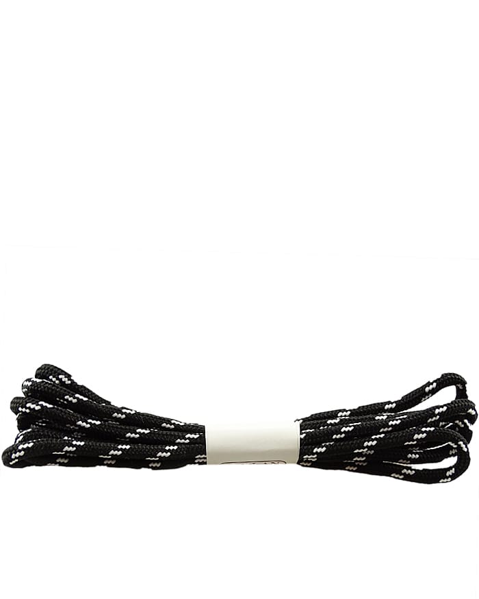 Czarno-białe, trekkingowe sznurówki do butów 100 cm Halan