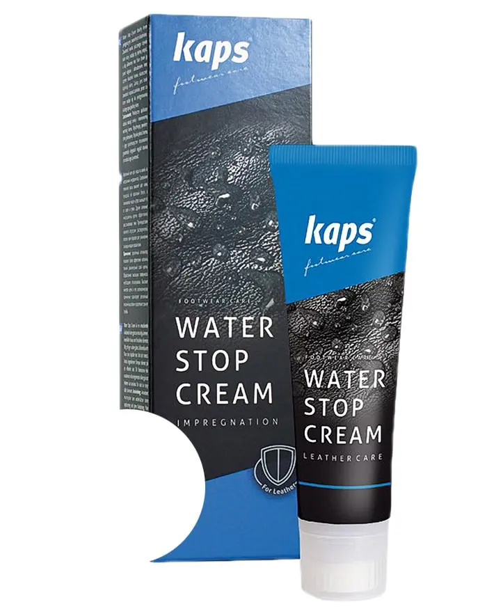 Bezbarwna pasta do butów, Water Stop Cream Kaps 75 ml
