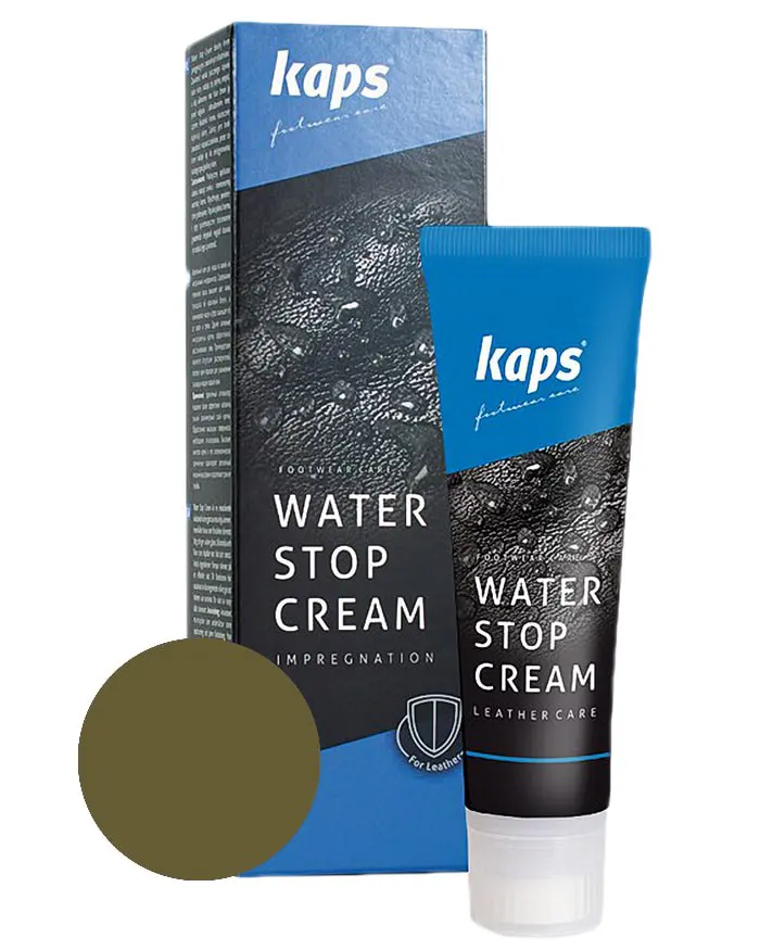 Oliwkowa pasta do butów, Water Stop Cream Kaps 75 ml