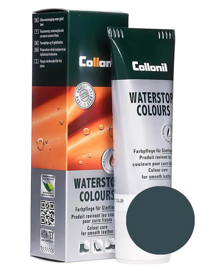 Granatowa pasta do butów, Waterstop Colours Collonil 576 75 ml