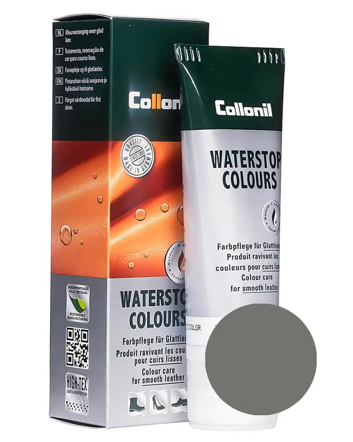Szara pasta do butów, Waterstop Colours Collonil 229 75 ml