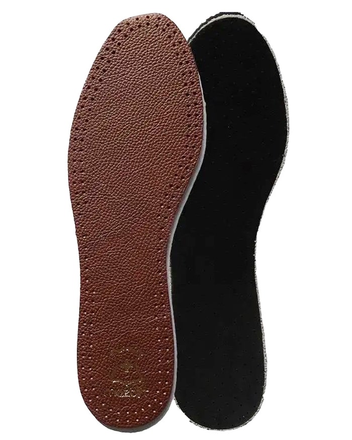 Brązowe wkładki skórzane do butów ze skóry licowej 20/2 Mazbit