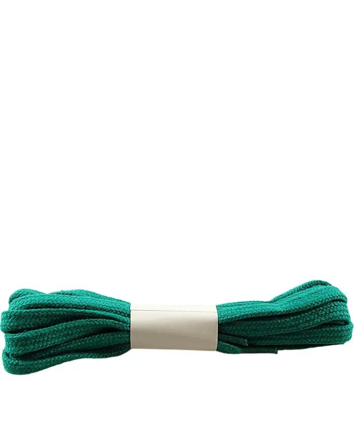 Zielone, płaskie, sznurówki do butów 180 cm Halan